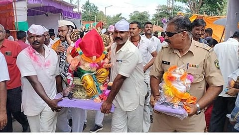 पैठण येथील खुले कारागृहातील कैदी बांधवांचा गणेश उत्सव