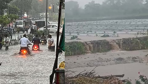 पुणे: बारामती शहरासह तालुक्यात ढगफुटी सदृश्य पाऊस