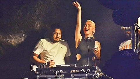 Kolhapur Ganesh Chaturthi | कोल्हापूरकरांचा विषयच हार्ड! गणेश मिरवणुकीत रशियन डीजेची एन्ट्री