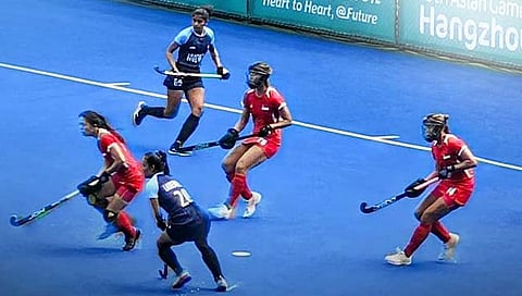 Hangzhou 2022 Asian Games | हॉकीत भारतीय महिलांनी सिंगापूरचा उडवला धुव्वा, डागले १३ गोल, संगिता कुमारीची हॅट्ट्रिक