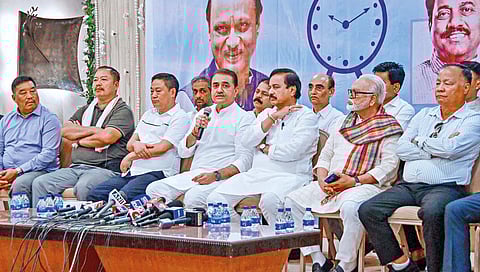 NCP News | ४३ आमदारांच्या पाठिंब्याचा अजित पवार गटाचा दावा