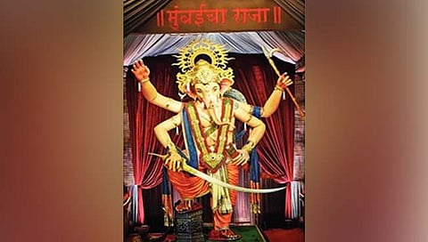 मुंबईच्या राजाचा प्रथम दर्शन सोहळा