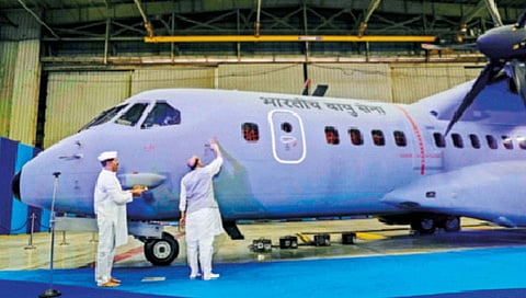 C-295 Aircraft : हवाई दलात ‘नवा योद्धा’