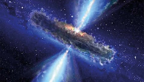 ब्रह्मांडात सक्रिय कृष्णविवरांची संख्या कमीच!