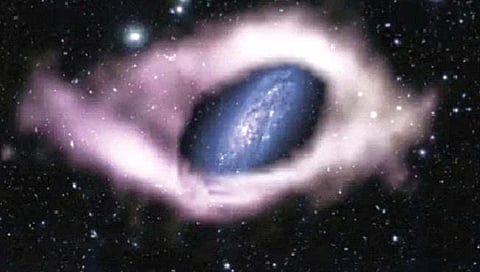 अनोखी ‘पोलर रिंग’ आकाशगंगा