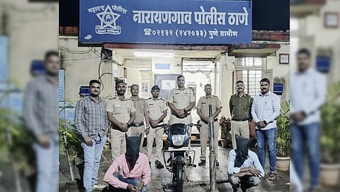 पुणे : वीजपंप, दुचाकी चोरणारे दोघे गजाआड, नारायणगाव पोलिसांची कामगिरी