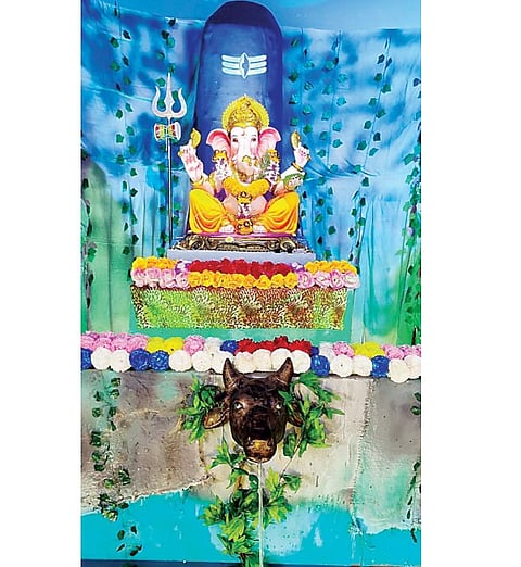 Pune Ganeshotsav 2023 : शिवाजीनगर आगारात ‘महाबळेश्वर मंदिर’