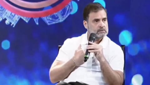 Rahul gandhi at The Conclave 2023 in Delhi