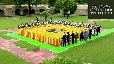 G20 Summit 2nd Day- Tribute to Mahatma Gandhi