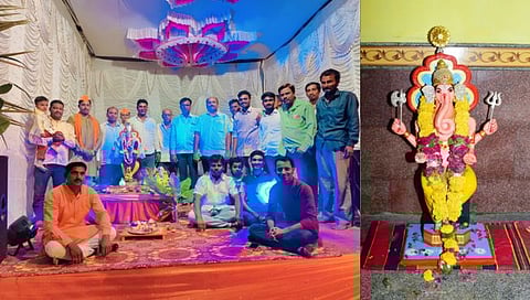 धाराशिव : मुरूममध्ये गेल्या ७६ वर्षापासून बसतोय पर्यावरण पूरक लाकडी गणपती