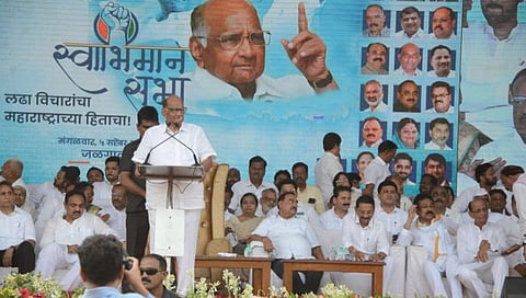 आई बहिणींवर लाठीहल्ला करणाऱ्यांचा पराभव करावा लागेल : शरद पवार