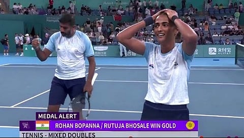 Asian Games 2023 | ब्रेकिंग | भारताला टेनिस मिश्र दुहेरीत सुवर्णपदक, रोहन बोपण्णा- ऋतुजा भोसले यांनी इतिहास रचला