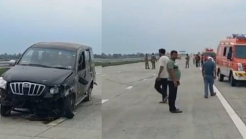 Washim News : समृद्धी महामार्गावर अपघात २ ठार, ३ जखमी