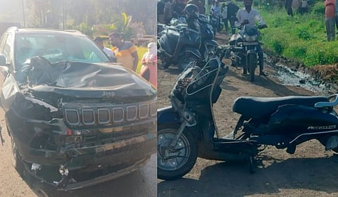 Pune-Mumbai highway accident : जुन्या पुणे-मुंबई महामार्गावर कार आणि दुचाकीचा अपघात, दोघांचा मृत्यू