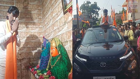 Manoj Jarange- Patil : अंतरवाली सराटीतून ग्रामदैवतांचे दर्शन घेऊन मनोज जरांगे-पाटील राज्यव्यापी दौऱ्यावर रवाना