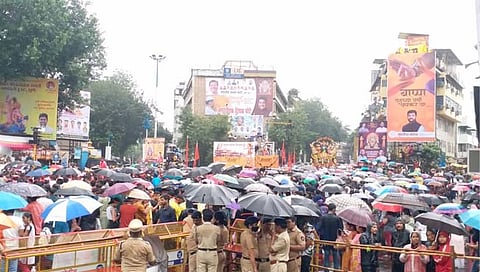Pune Ganeshotsav 2023: भर पावसातही पुणेकरांचा उत्साह शिगेला; गणेश विसर्जन मिरवणुकीला सुरूवात