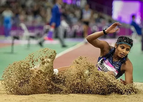 Asian Games Long Jump : एन्सी सोजनची ‘सिल्वर उडी’! महिलांच्या ‘लाँग जंप’मध्ये भारताला रौप्यपदक