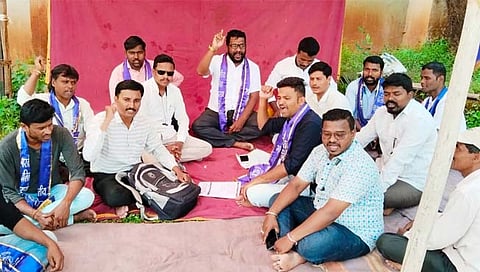 कोल्हापूर: शाहूवाडीत शिक्षणाच्या खासगीकरण धोरणाविरोधात धरणे आंदोलन