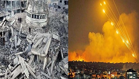 Israel-Hamas war update : गाझाची कोंडी करीत इस्रायलचे तांडव