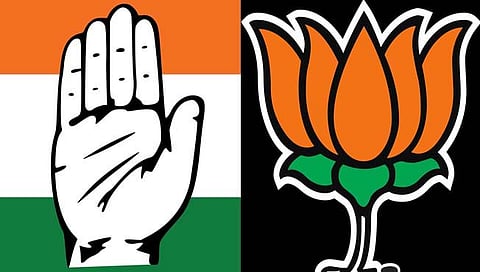 भाजप विरुद्ध काँग्रेस; तीन राज्यांत सरळ लढत