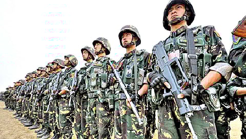 भारतीय सीमेवर चिनी लष्कराची जमवाजमव