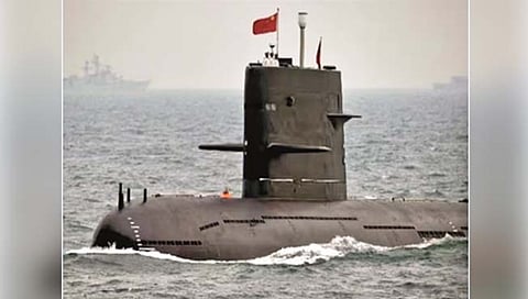 चीनची अण्वस्त्रसज्ज पाणबुडी दुसर्यासाठी टाकलेल्या जाळ्यात