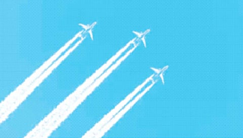 विमानाच्या मागे दिसणारी पांढरी रेषा म्हणजे धूर नव्हे