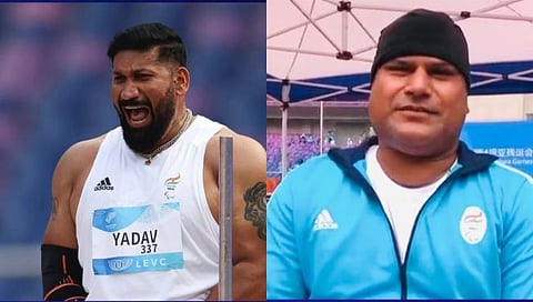 AsianParaGames2023 : भालाफेकमध्ये भारताचा डबल धमाका! नीरज यादवला सुवर्ण तर टेक चंदला कांस्य