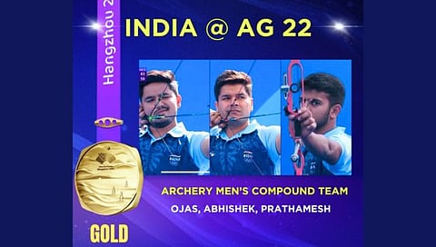 Archary Asian Games 2023: तिरंदाजीत भारतीय त्रिकुटाचा सुवर्णवेध; ओजस, अभिषेक, प्रथमेशला सुवर्ण
