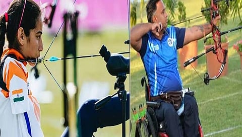 Asian Para Games 2023 | पॅरा गेम्स- तिरंदाजीच्या कंपाऊंड मिश्रमध्ये राकेश कुमार, शीतल देवी यांचा सुवर्णवेध