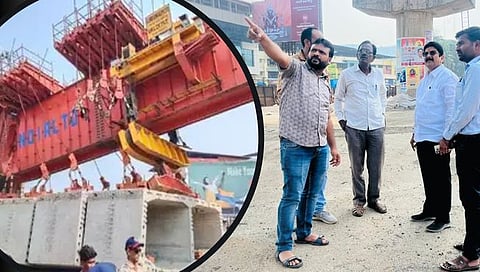 चिपळुणात अजितदादा गटाचे आमदार उड्डाणपूल पाहण्यासाठी आले, काही क्षणात घडली मोठी दुर्घटना