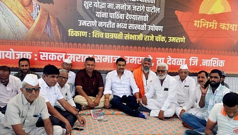 Maratha Reservation : उमराणे येथे साखळी उपोषणाला भाजपचे जिल्हा नेते केदा आहेरांची भेट