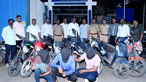 Jalgaon Crime : सात दुचाकींसह तीन आरोपी अटकेत
