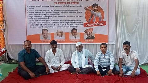Maratha Reservation : मराठा आरक्षणासाठी नांदगावी साखळी उपोषण