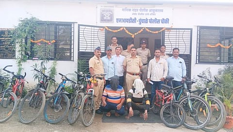 नाशिक : शहरातील अट्टल सायकल चोर पोलिसांच्या जाळ्यात, 12 सायकली जप्त