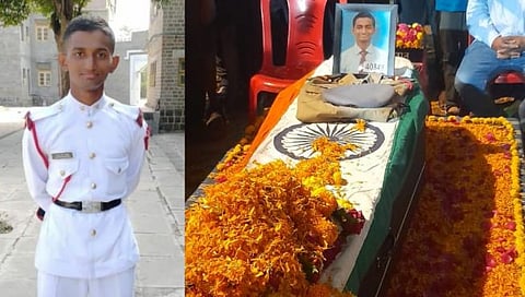 धुळे : भावी लेफ्टनंट कर्नलचा प्रशिक्षणादरम्यान मृत्यू; सायगाव येथे शासकीय इतमामात अंत्यसंस्कार