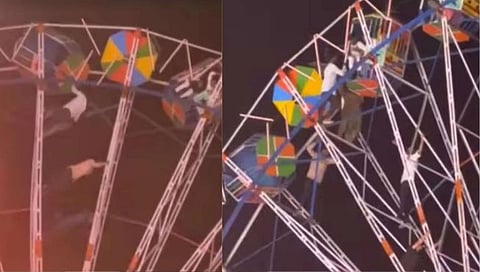 Giant Wheel Stops Working : जत्रेतला पाळणा पडला बंद, अर्धा तास लोकांचा जीव टांगणीला