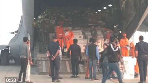 India Sends Aid to Palestine:Israel-Hamas war