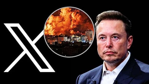 Israel-Hamas war on 'X'