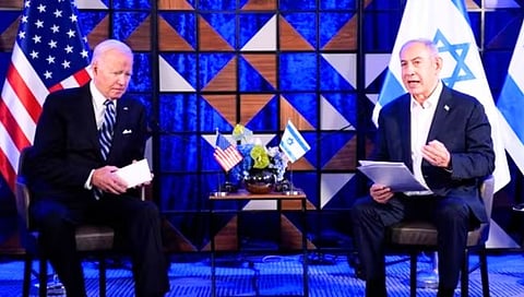 Joe Biden In Israel: गाझा हॉस्पिटल हल्लाप्रकरणी ‘जो बायडेन’ यांची ‘इस्रायल’ला क्लिनचीट