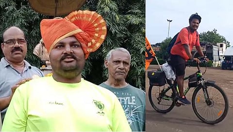 रायगड : ३२१ गडकिल्ल्यांची सायकल सफर करणारा केरळचा शिवभक्त
