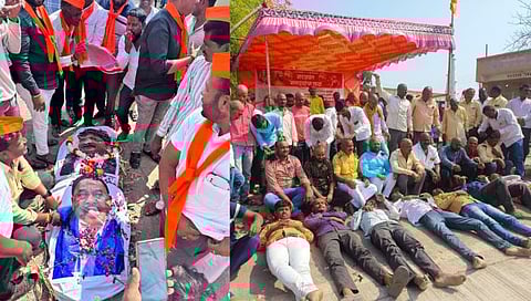 Maratha Aarakshan : मराठा आरक्षणासाठी सोलापुरात तीव्र आंदोलन; ५०० गावांमध्ये राजकीय नेत्यांना बंदी