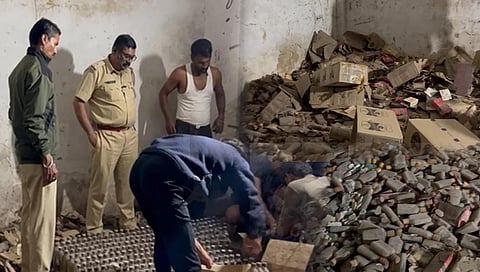 नाशिक : पळसे शिवारात वीस वर्षांपूर्वीचा दारूचा अवैद्य साठा जप्त