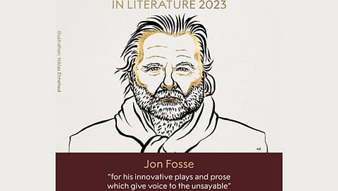 Nobel Prize in Literature 2023 | नॉर्वेचे लेखक, नाटककार जॉन फॉसे यांना साहित्यातील नोबेल जाहीर