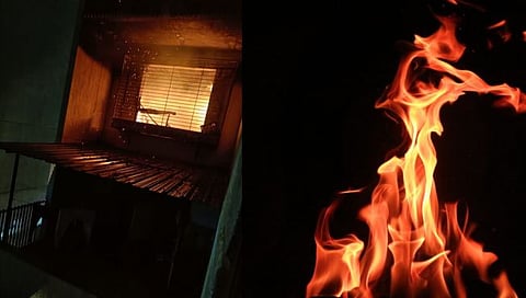 पुणे : आंबेगाव बुद्रुक येथे फ्लॅटमध्ये आग; दोन रूममधील वस्तू जळून खाक