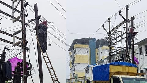 रायगड : मुसळधार पावसामुळे लाडवली गावाचा विद्युत पुरवठा खंडित