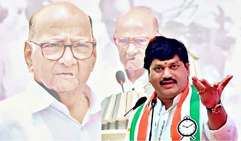 Sharad Pawar : शरद पवार दैवत; देवावर ती वेळ नको! मंत्री धनंजय मुंडे; यशवंतराव चव्हाण यांच्या फोटोबाबत स्पष्टीकरण