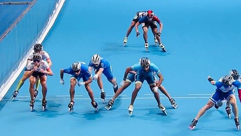 Asian Games 2023 : नवव्या दिवशी भारताची सुरुवात आश्वासक, महिला आणि पुरूषांच्या स्पीड स्केटिंग रिलेत सांघिक कांस्य