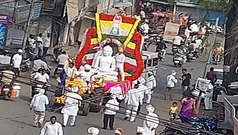 कोल्हापूर: हुपरीत जिनचैत्य महिमा शोभायात्रा उत्साहात