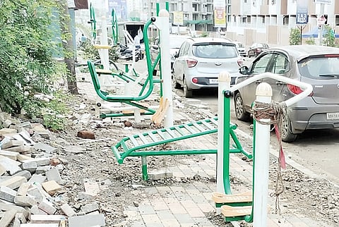 पिंपरी : कोट्यवधींच्या व्यायाम साहित्याची लागतेय वाट